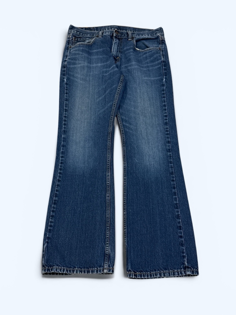 Levi's 527 Men's Medium Wash Flared Denim Jeans Size 33x32
